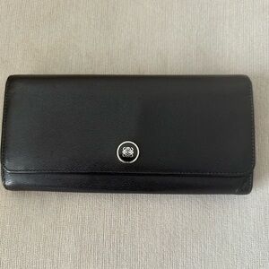 Loewe black leather wallet